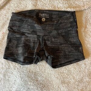 NOBULL Black Athletic Shorts Moisture-Wicking Compression